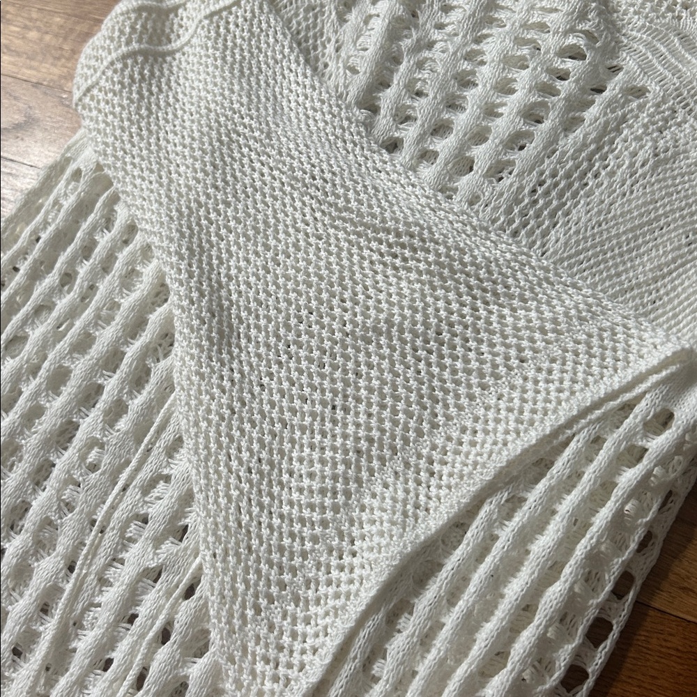 GIFTED Chic Sheer Crochet Summer Dress Cover Up - Picture 7 of 7